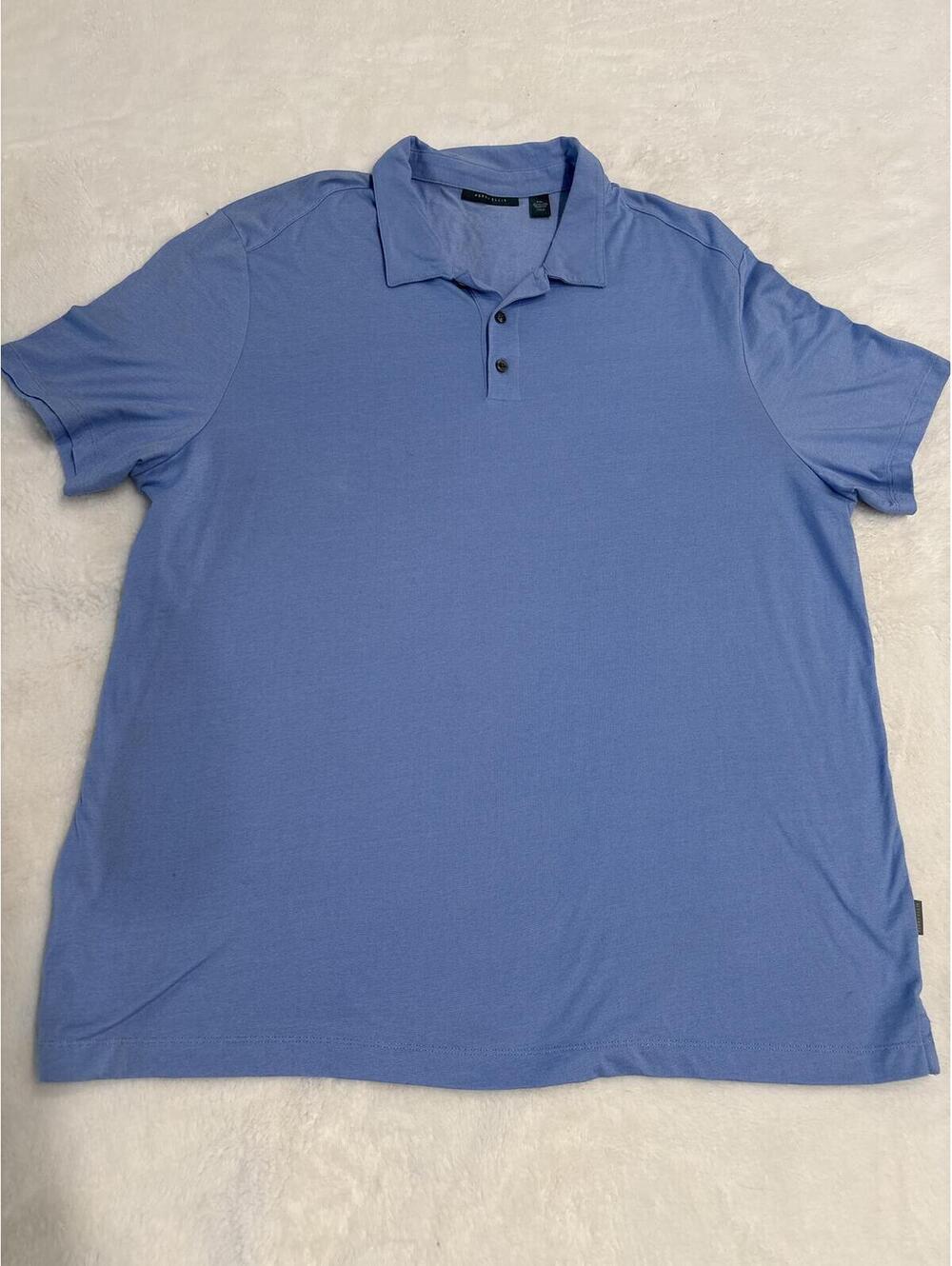 Perry Ellis Men's Polo Shirt light Blue Size XXL